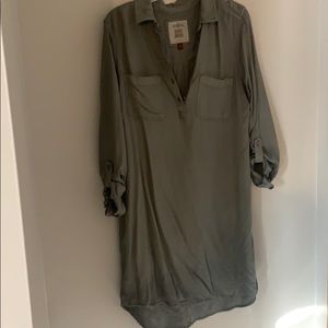 Army green dress